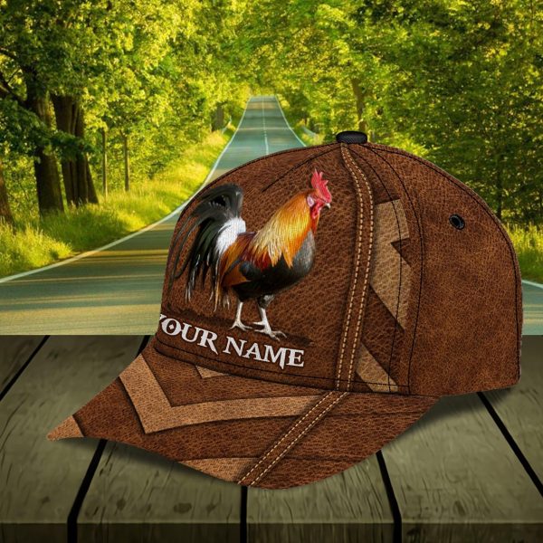 Personalized Chicken Classic Cap, Personalized Gift for Farmers, Cow Lovers, Chicken Lovers - CP471PS06 Online now - Image 5