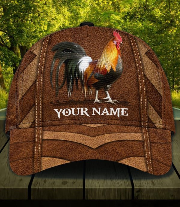Personalized Chicken Classic Cap, Personalized Gift for Farmers, Cow Lovers, Chicken Lovers - CP471PS06 Online now - Image 2
